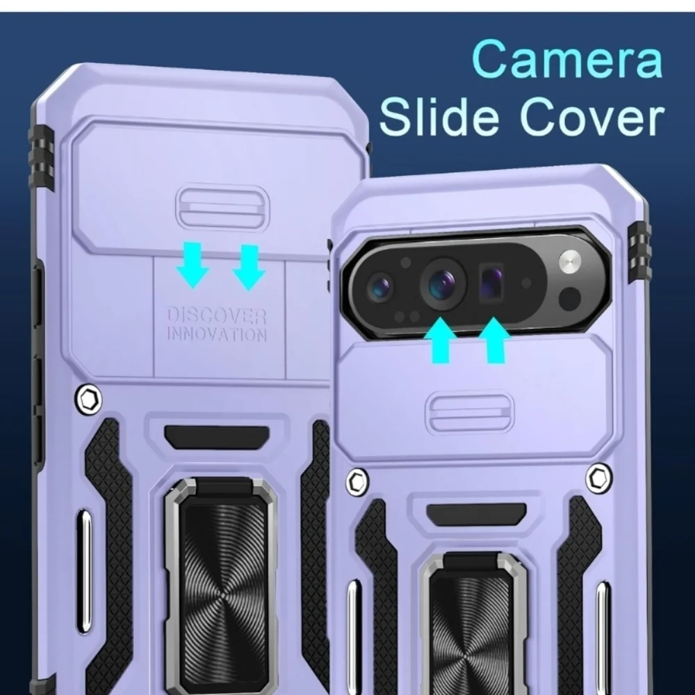 DEERLAMN Protective Cover Case for Google Pixel 9 Pro XL Light Purple (EUC)